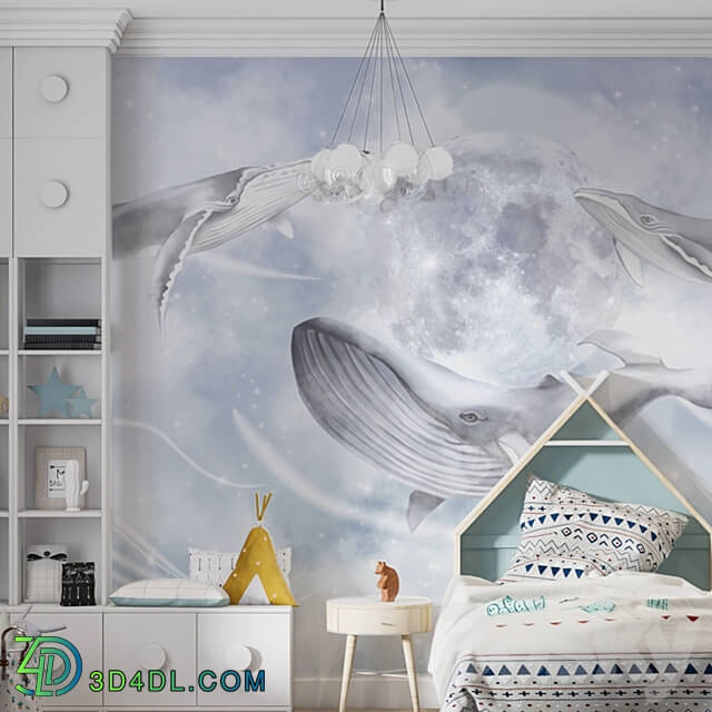 ArtFresco Wallpaper Designer seamless wallpaper Art. AI 009OM 3D Models