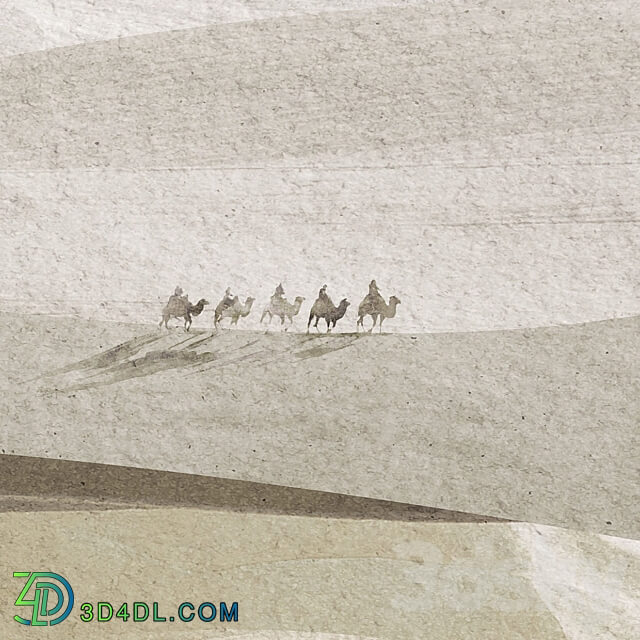 Creativille wallpapers 5220 Desert Hills 3D Models