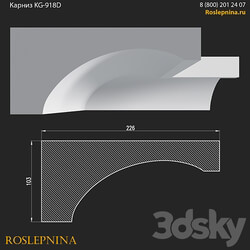 Cornice KG 918D from RosLepnina 3D Models 