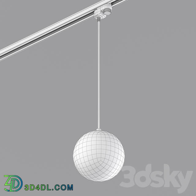 OM Luminaire LGD EMISFERO TRACK HANG 2TR R150 11W Pendant light 3D Models