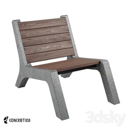 Outdoor chair concretika C lounge Free 