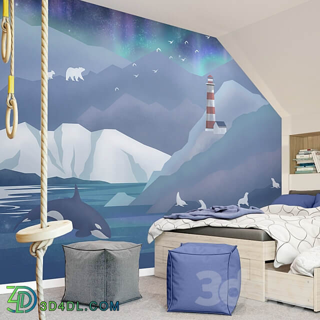 Wallpapers The north sea Designer wallpaper Panels Photowall paper Mural 3D Models