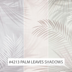Creativille wallpapers 4213 Palm Leaves Shadows 3D Models 