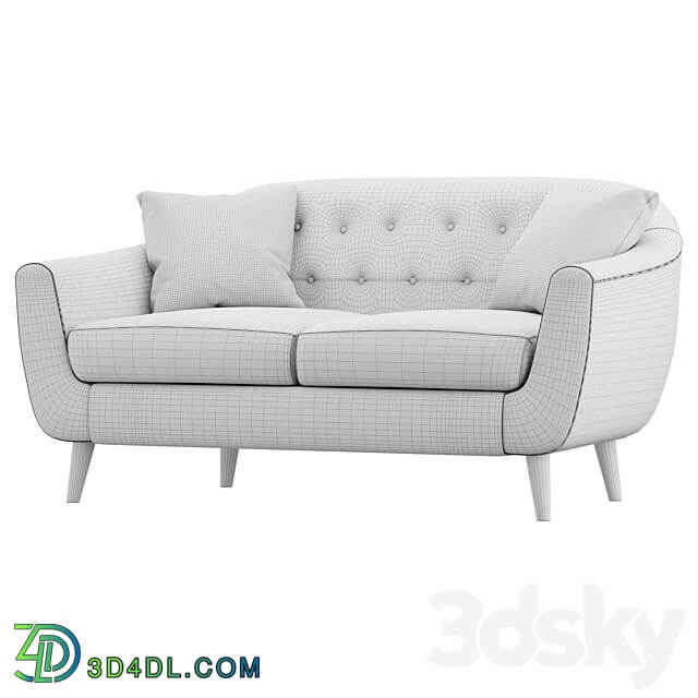 Stockholm 2 seater sofa 3D Models