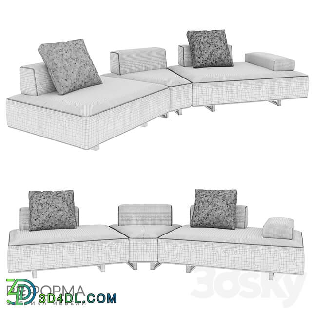 OM Divan Line Reforma 3D Models