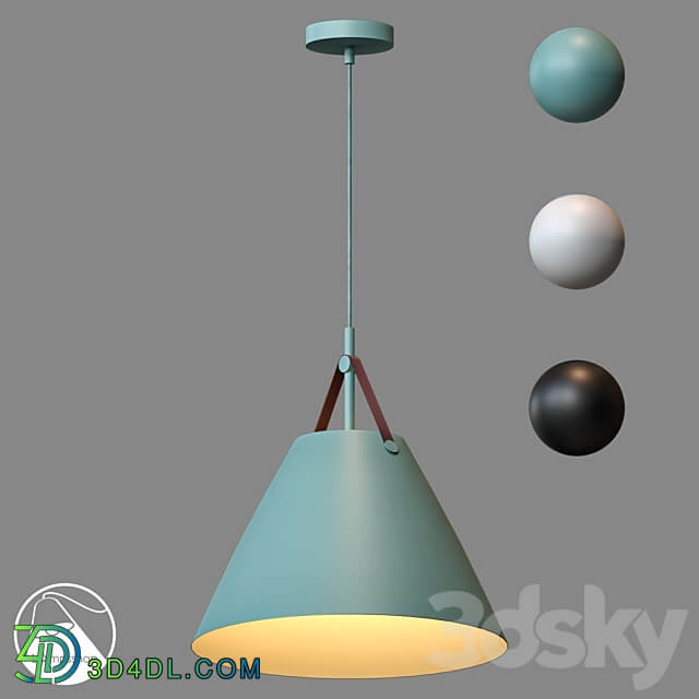 LampsShop.com PDL2057 Pendant Taper Pendant light 3D Models