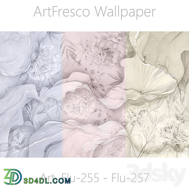 ArtFresco Wallpaper Designer seamless wallpaper Art. flu 255 flu 257 OM