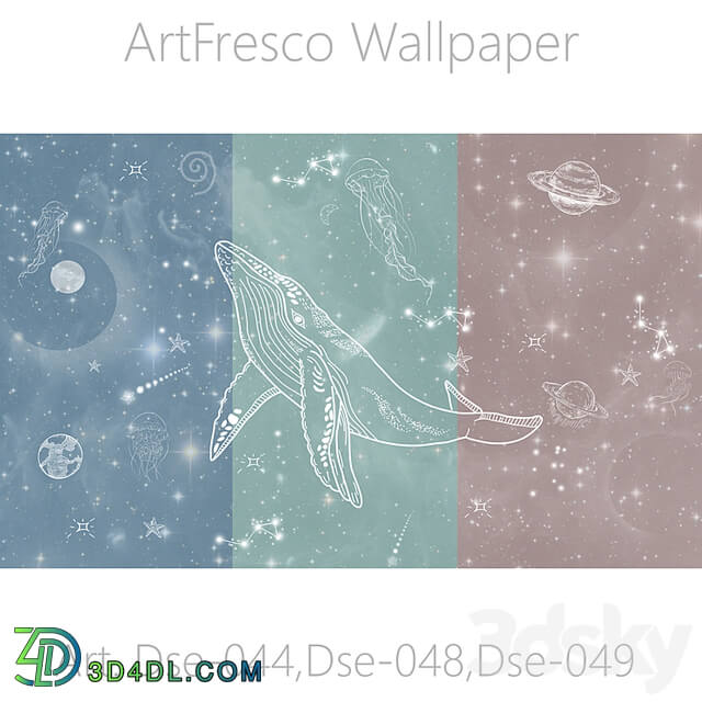 ArtFresco Wallpaper Designer seamless wallpaper Art. Dse 044, Dse 048, Dse 049 OM