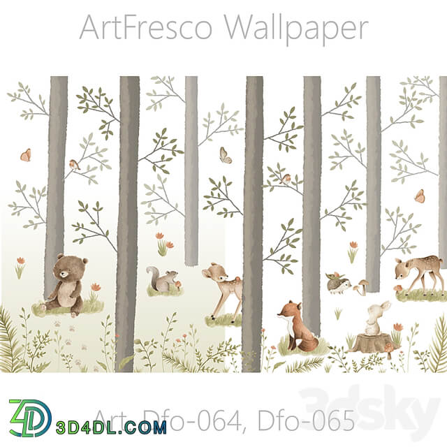 ArtFresco Wallpaper Designer seamless wallpaper Art. Dfo 064, Dfo 065OM