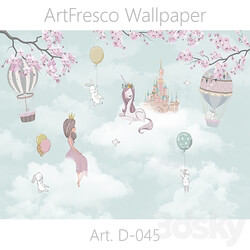 ArtFresco Wallpaper Designer seamless wallpaper Art. D 044OM 3D Models 