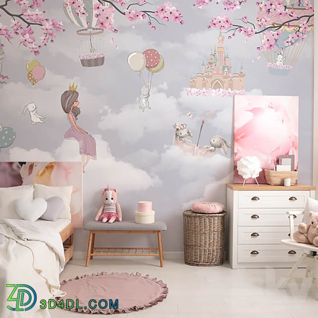 ArtFresco Wallpaper Designer seamless wallpaper Art. D 044OM 3D Models