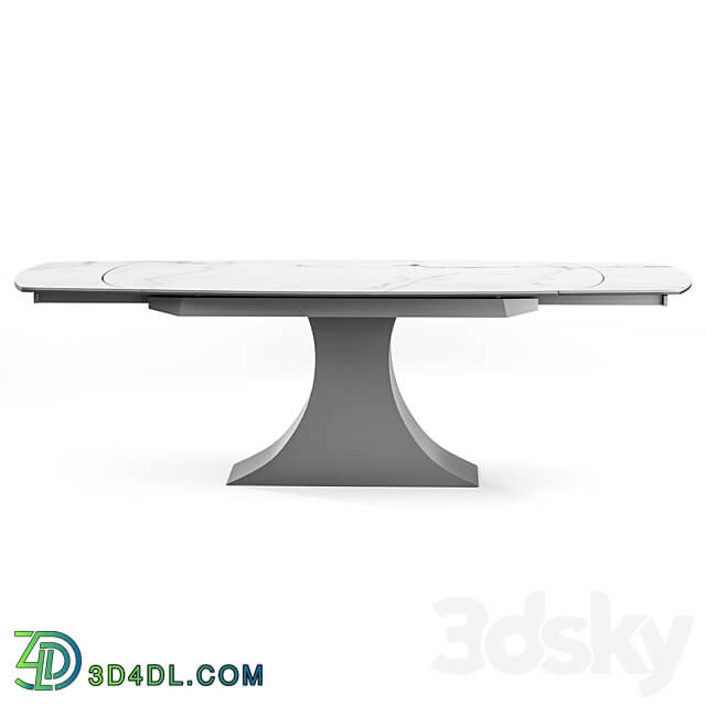 Palermo extendable table with ceramic top 3D Models