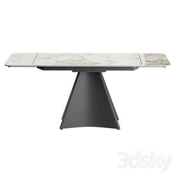 Granada extendable table with ceramic coating 