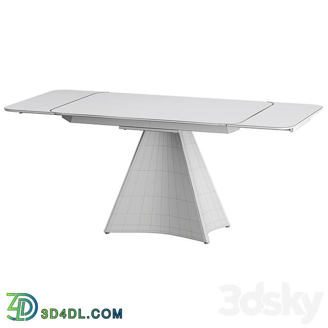 Granada extendable table with ceramic coating