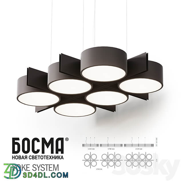 Yoke System Pendant light 3D Models