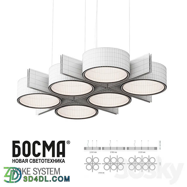 Yoke System Pendant light 3D Models