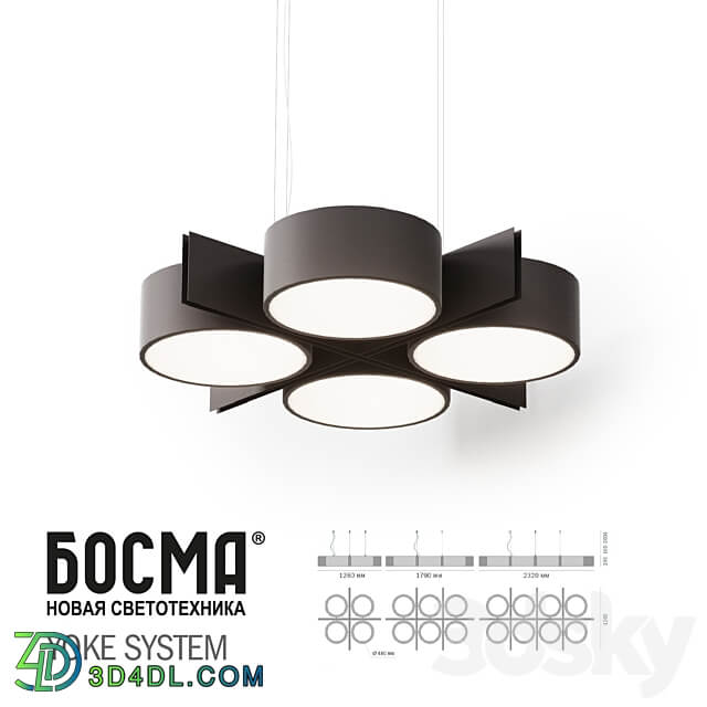 Yoke System Pendant light 3D Models