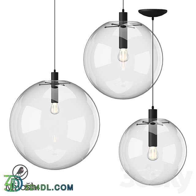 om MILOSH TENDENCE 0869PL C 1PG Pendant light 3D Models