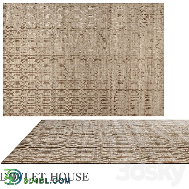 Carpet DOVLET HOUSE art 16400 3D Models