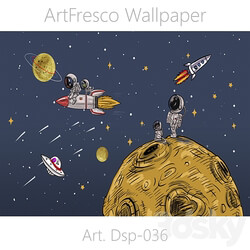 ArtFresco Wallpaper Designer seamless wallpaper Art. Dsp 036 OM 3D Models 