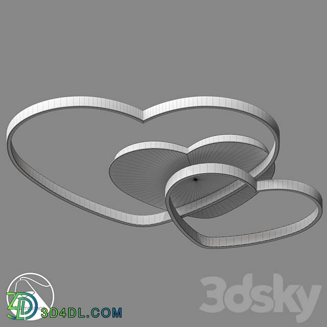 LampsShop.com PL3083 Ceiling Lamp HEART Ceiling lamp 3D Models