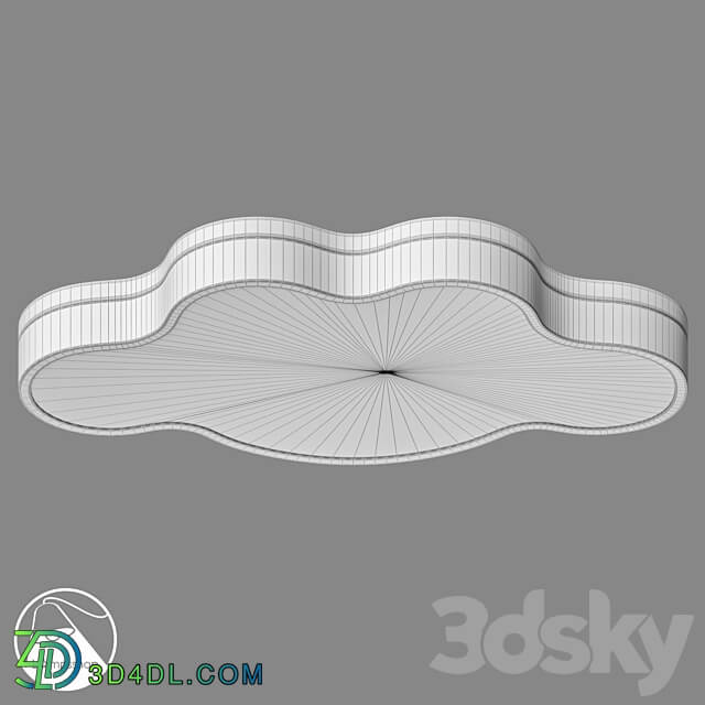 LampsShop.com PL3010 Ceiling Lamp WOOD Cloud Ceiling lamp 3D Models