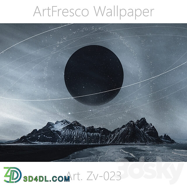 ArtFresco Wallpaper Designer seamless wallpaper Art. Zv 023 OM 3D Models
