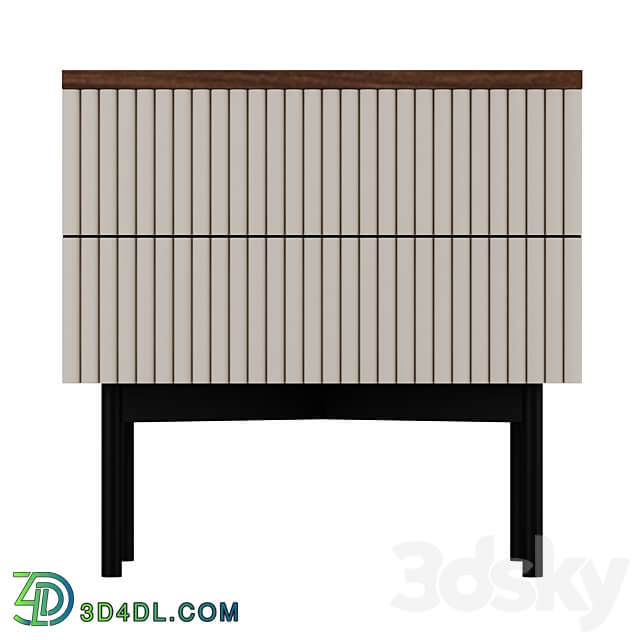 Bedside table Abruzzo Sideboard Chest of drawer 3D Models