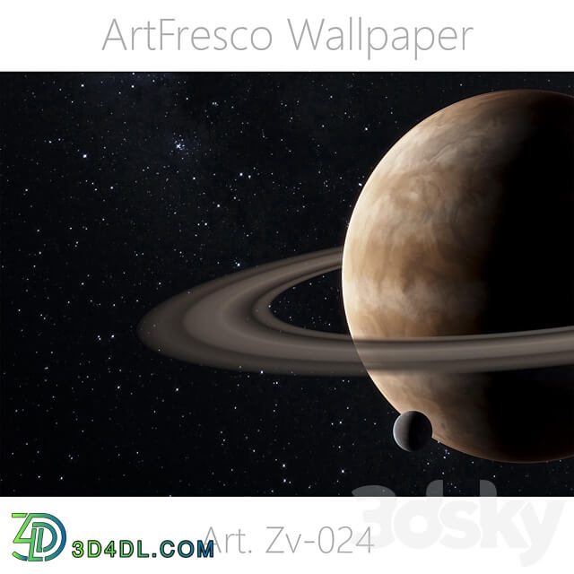 ArtFresco Wallpaper Designer seamless wallpaper Art. Zv 024OM 3D Models