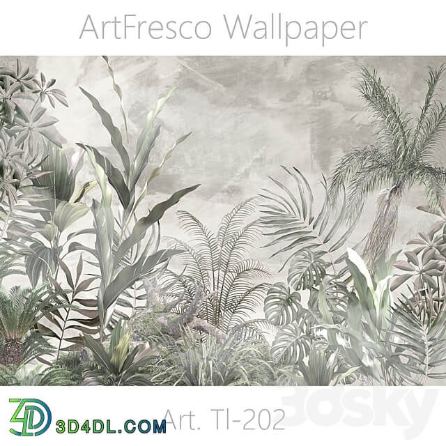 ArtFresco Wallpaper Designer seamless wallpaper Art. TL 202OM 3D Models