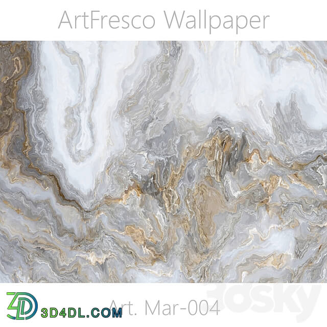 ArtFresco Wallpaper Designer seamless wallpaper Art. Mar 004OM 3D Models