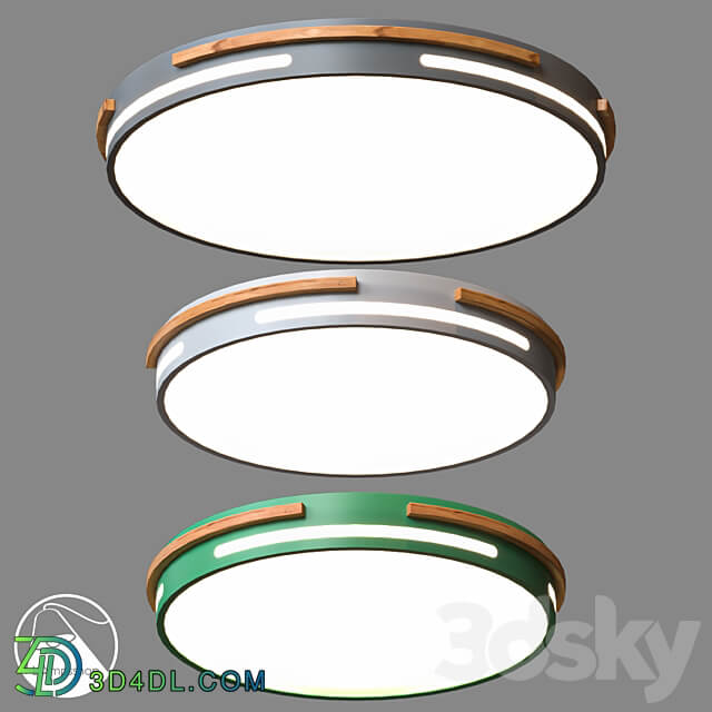 LampsShop.com L1388 Ceiling Lamp MACAROON A Ceiling lamp 3D Models