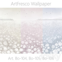 ArtFresco Wallpaper Designer seamless wallpaper Art. Bo 104 Bo 105 Bo 106 OM 3D Models 