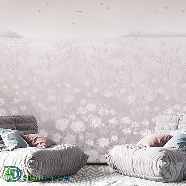ArtFresco Wallpaper Designer seamless wallpaper Art. Bo 104 Bo 105 Bo 106 OM 3D Models