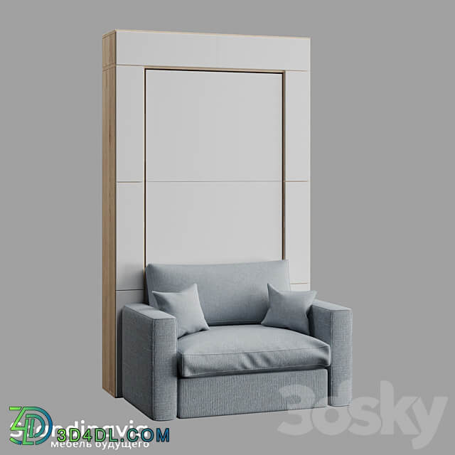 Scandinavia wardrobe beds Other 3D Models