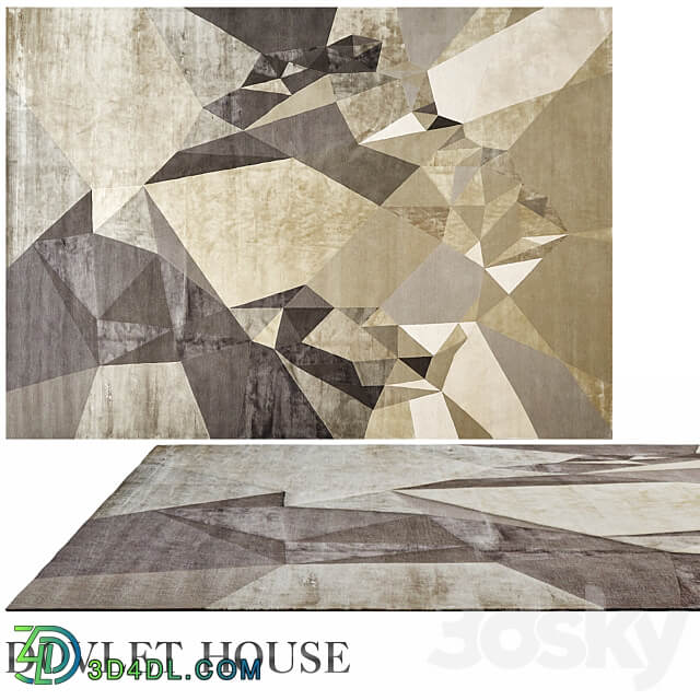 Carpet DOVLET HOUSE art 16086 3D Models