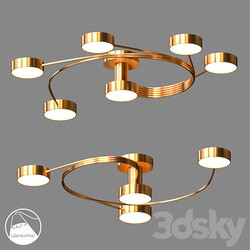 LampsShop.com PL3121 Ceiling Lamp Helix Ceiling lamp 3D Models 