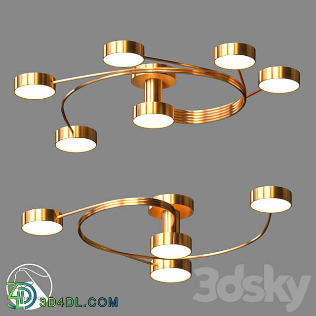 LampsShop.com PL3121 Ceiling Lamp Helix Ceiling lamp 3D Models