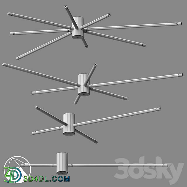 LampsShop.com PL3125 Ceiling Lamp Molaqu Ceiling lamp 3D Models