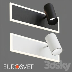 OM LED wall lamp with USB and Type C Eurosvet 20127 1 Binar 3D Models 