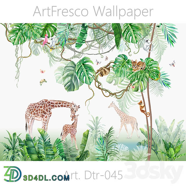 ArtFresco Wallpaper Design seamless wallpaper Art. Dtr 045 OM