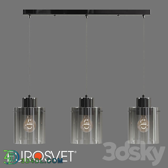 OM Pendant lamp Eurosvet 50227 3 Trim Pendant light 3D Models