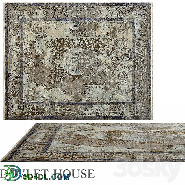 Carpet DOVLET HOUSE art 15971 3D Models