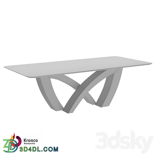 Kronco Arch Porcelain Stoneware Dining 3D Models