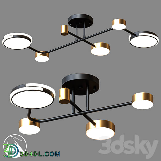 LampsShop.com PL3135 Ceiling Lamp Proccet Corner Ceiling lamp 3D Models