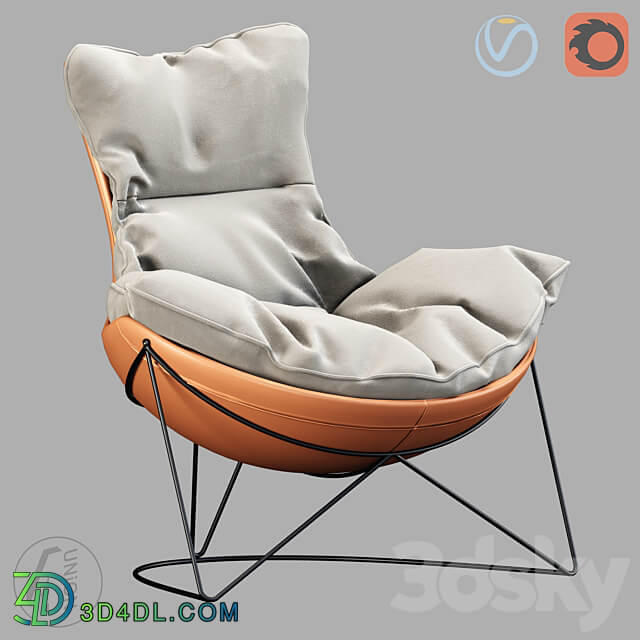 Armchair K0014 4Union.ru 3D Models