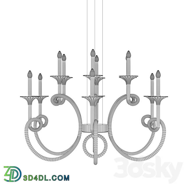 om MILOSH TENDENCE 0895CL 12GD Pendant light 3D Models