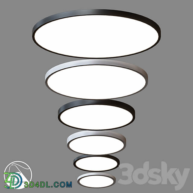 LampsShop.com PL3104 Ceiling Lamp Ultra CIRCLE Ceiling lamp 3D Models