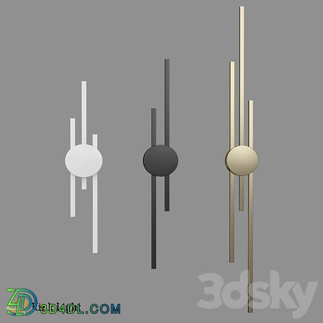 Wall lamps Loris 08428 603.01 08428 903.19 08428 1203.33OM 3D Models