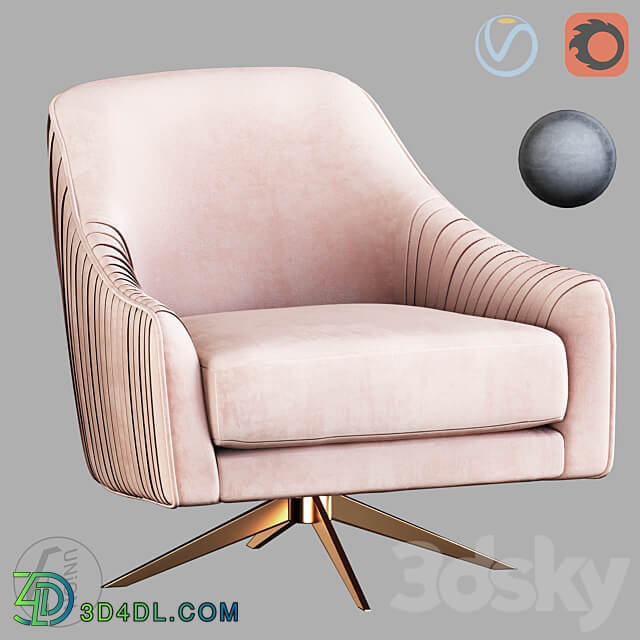 Armchair K0046 4Union.ru 3D Models